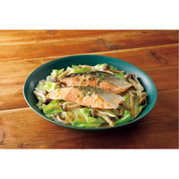 レンジで！鮭の味噌マヨ蒸し