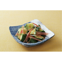 ミョウガときゅうりの梅和え