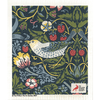 スポンジワイプ吸水ふきん　ウィリアム・モリス　イチゴドロボウ