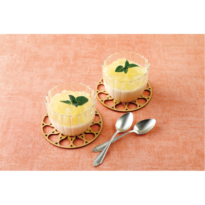 パンナコッタ美生柑ジュレ添え