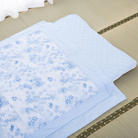 高島ちぢみ脱脂綿肌ふとん　シングル　ブルー