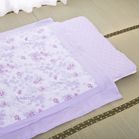 高島ちぢみ脱脂綿肌ふとん　シングル　パープル