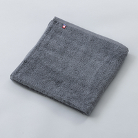 吸水速乾　バスタオル　クールグレー