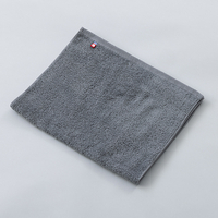 吸水速乾　フェイスタオル　クールグレー