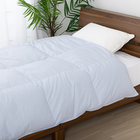 宅配羽毛合掛ふとん　アルバス　ダブル　ペールブルー