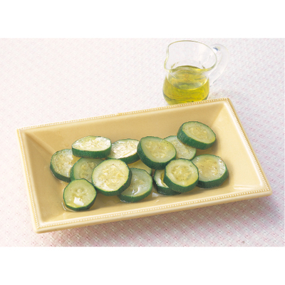 ズッキーニのオリーブオイルがけ