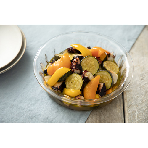 真だこと夏野菜のマリネ