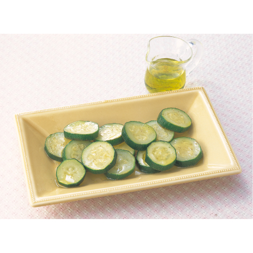 ズッキーニのオリーブオイルがけ