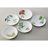 となりのトトロ野菜15．5cmプレートセット（絵変り）5柄組
