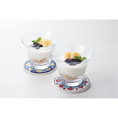 乾パンで簡単パフェ