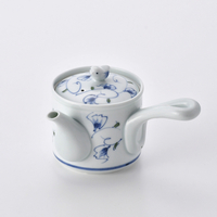 緑彩唐草　軽々小急須