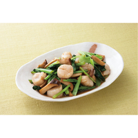 ほたてと小松菜のバター醤油炒め