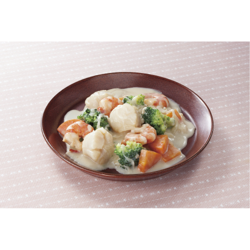 ホタテとえびのクリーム煮