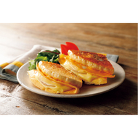 フライパンで♪ハムチーズホットサンド