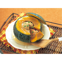 かぼちゃの肉詰め