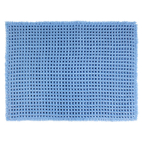 フワッフル　バスマット　45×60cm　ブルー