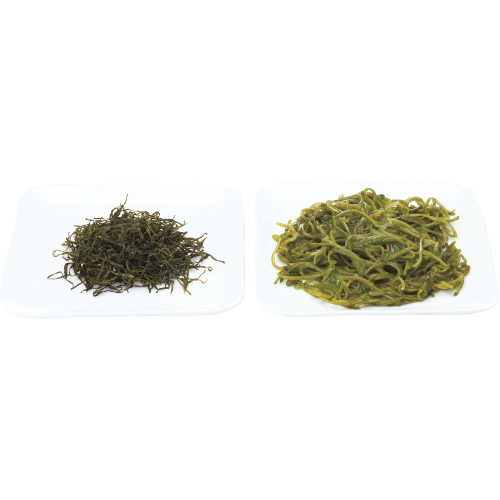 戻すと約３倍の体積になります（重量比では約10倍）