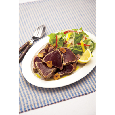 かつおレアステーキサラダ風