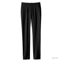 多機能素材さわやかレギンスパンツ　ブラック　3L