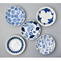 ブルーガーデン小鉢5柄組