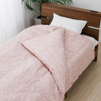 宅配羽毛ふとん作り直し　エクセレント掛W⇒二枚合せ掛W　赤系