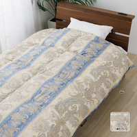 宅配羽毛ふとん作り直し　ロイヤル掛W⇒掛W　青系