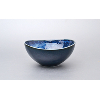 美濃焼窯変紺取鉢3個組