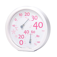 温度・湿度計ホワイト