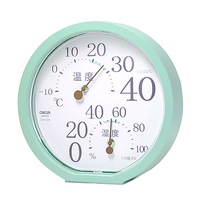 温度・湿度計グリーン