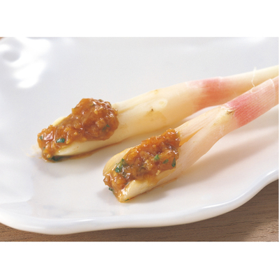 葉しょうがの薬味みそ添え
