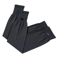 UV＆クールやわらかフィットアームカバー　ブラックネイビー