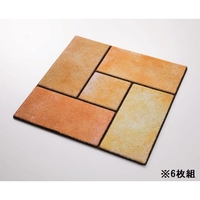 雑草が生えにくいテラコッタ調マット