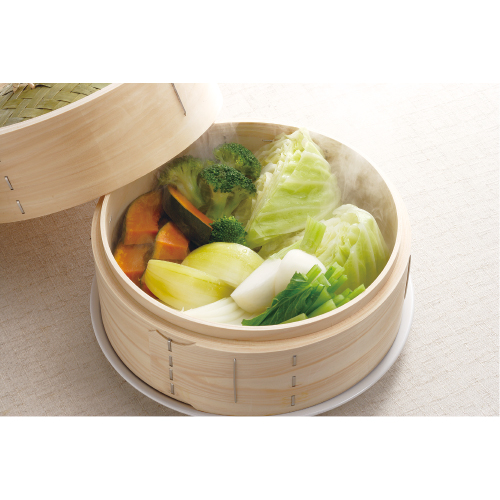 せいろで野菜蒸し