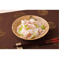 大根とゆで豚肉の甘酢和え