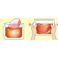 作り方②ジッパーを閉じて袋を軽くもむ