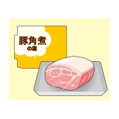 作り方①豚かたまり肉250gを用意
