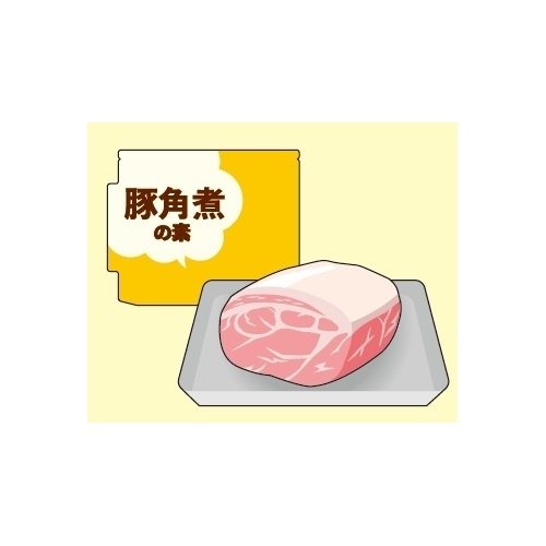 作り方①豚かたまり肉250gを用意