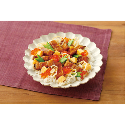 煮あなごのちらし寿司