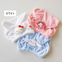 サンリオキャラクターズ　ヘアキャップ　ホワイト