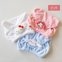 サンリオキャラクターズ　ヘアキャップ　ピンク