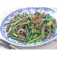 牛肉とにんにくの芽の牡蠣味炒め