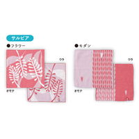 花いろはハンカチ　サルビア　2柄セット