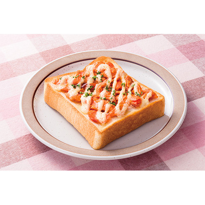 紅鮭ほぐしのマヨトースト
