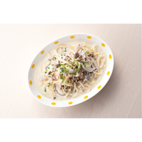 きのこのミルクスープパスタ