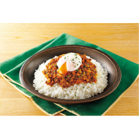 粗挽き牛肉の辛口キーマカレー