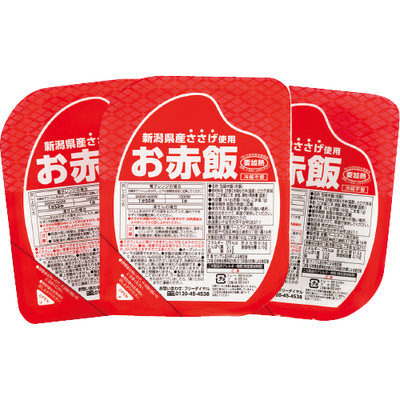 国産ささげ豆お赤飯3個組 ｜生協の食材宅配 生活クラブの