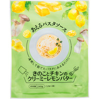あえるパスタソース　きのことチキンのクリーミーレモンバター