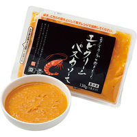 エコシュリンプで炊きだしたエビクリームパスタソース