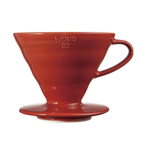 HARIO　V60透過ドリッパー02　セラミック　レッド