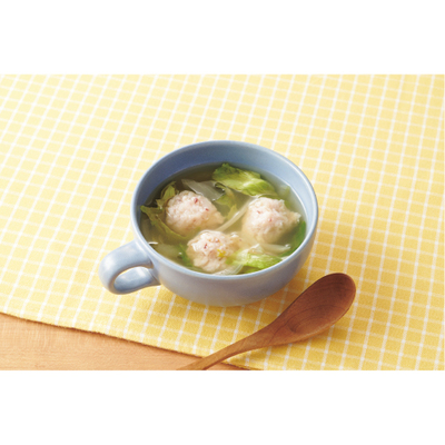 野菜とすり身のスープ